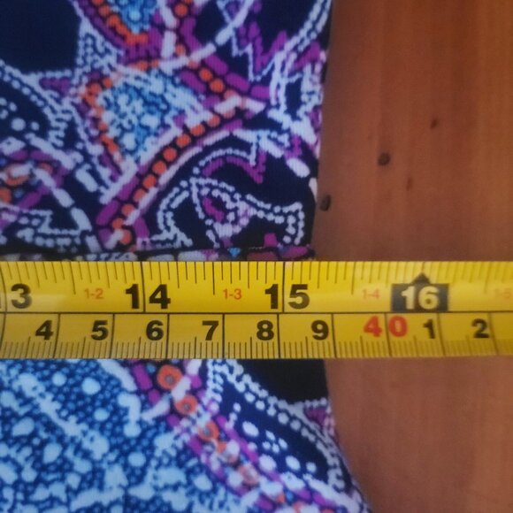 Title Nine Hillary Dream Sleeveless Dress - Multi- Colored Paisley - Size M - Picture 9 of 10